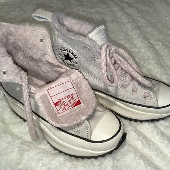💕Converse Run Star Hike Cozy Club Light In Light Pink - Picture 5 of 5